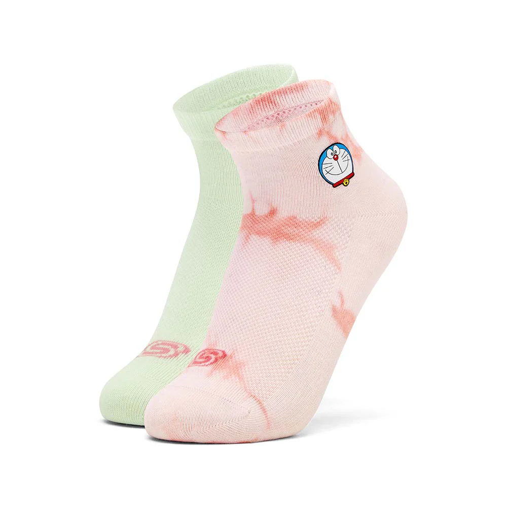 Doraemon: Socks - Quarter Socks (2 Pairs)