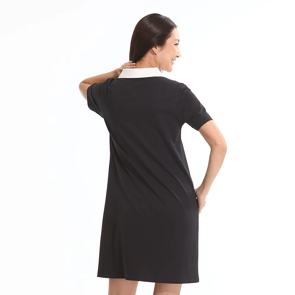 Lifestyle Physical Academia Collection: Trendy Short Sleeve Polo Dress - Image 3